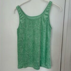 Green Sleeveless Women's Top